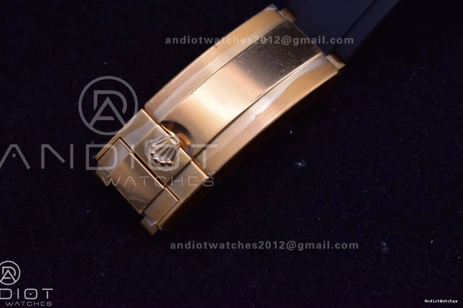 42mm Yacht-Master Rubber VSF Black Edition VS Best 1224 EyeCatching on 1:1 Ceramic Bezel Strap 3D 226658 Black 0202